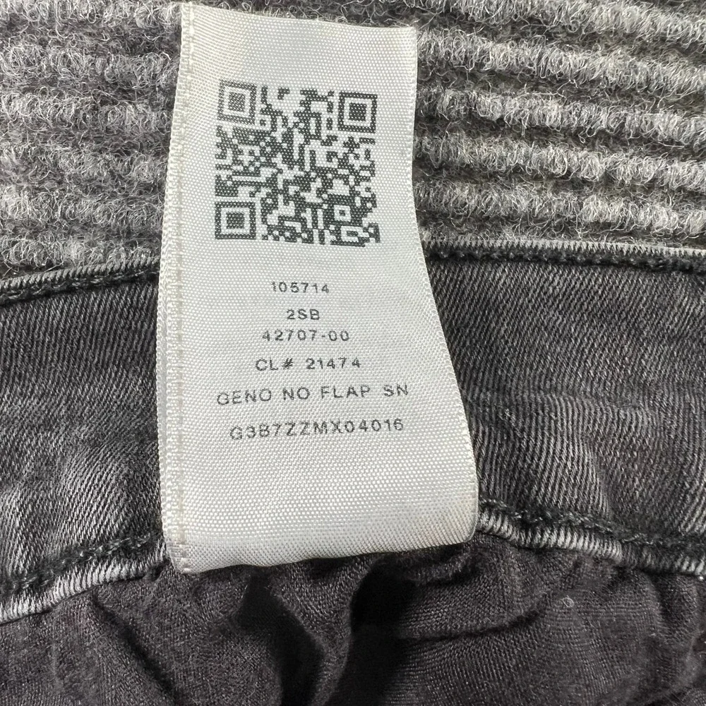 True Religion Geno Slim Fit Jeans Mens 36x33 Gray Faded Denim Horseshoe Stitch